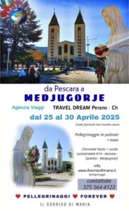 Pellegrinaggio a Medjugorje Aprile 2025