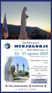 Pellegrinaggio a Medjugorje Agosto 2025